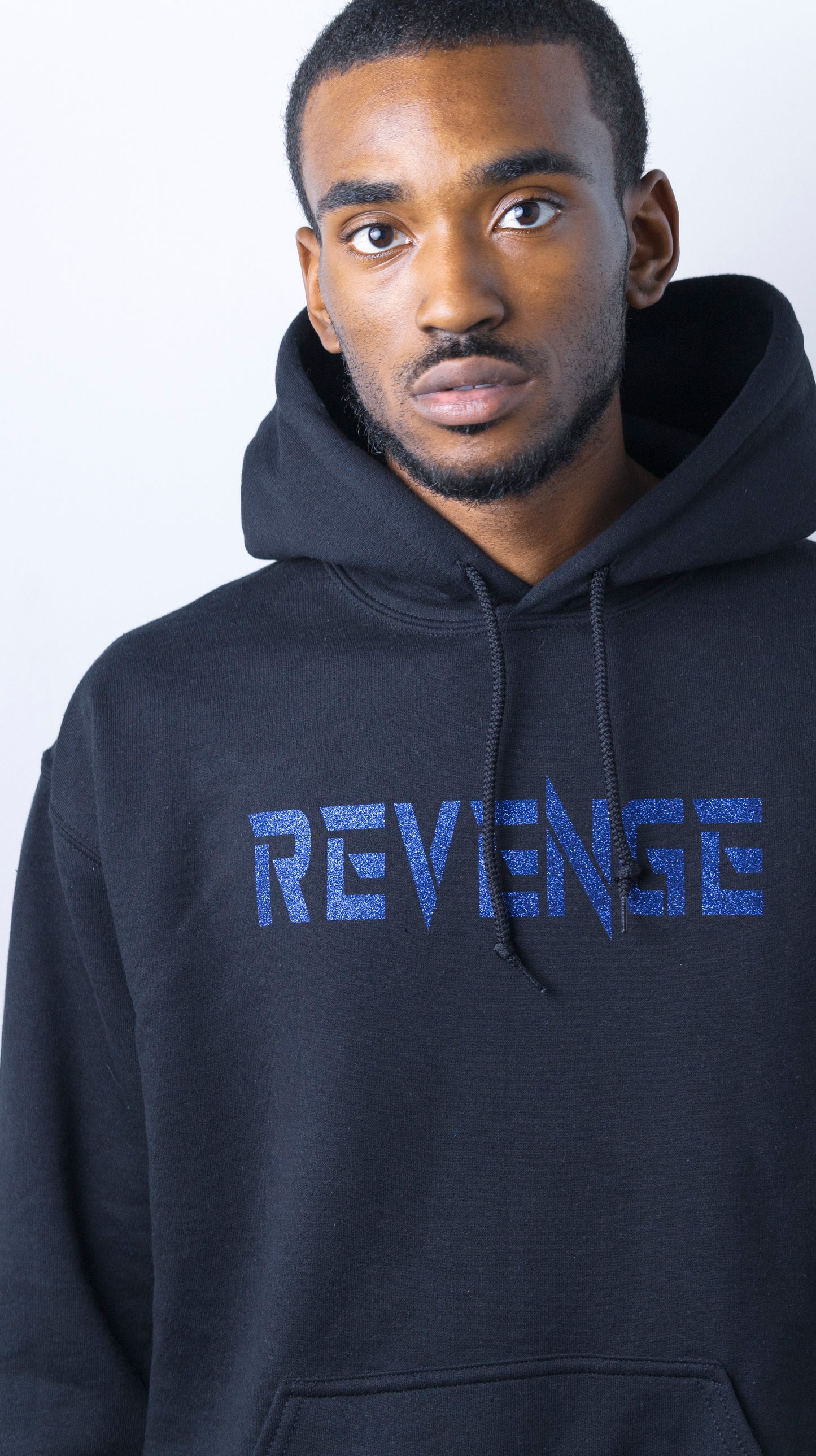 Yellow Tape Revenge Training Camp Hoodie Black/Cleeko Blue