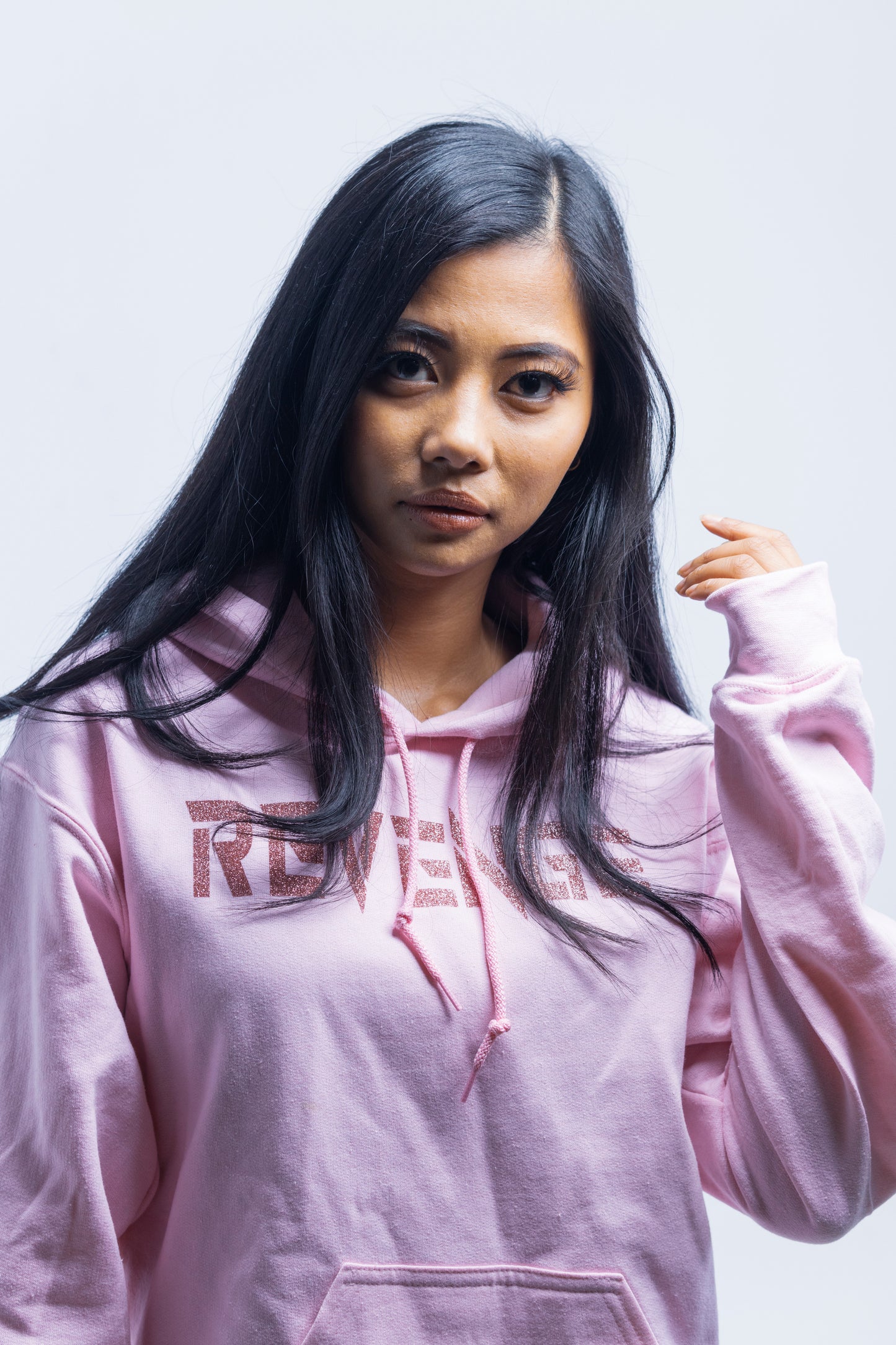Revenge Pink Hoodie